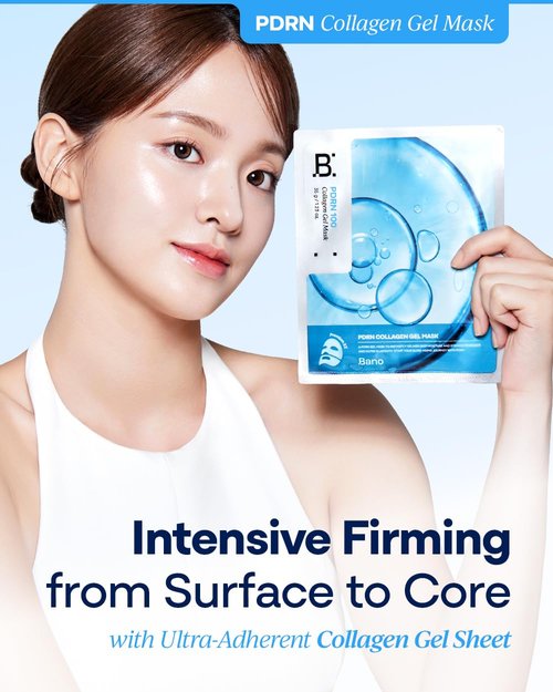 Bano PDRN Collagen Gel Mask - Firming & Deep Hydrating Overnight Face Mask | Fragrance-Free | 1.23 oz, 4EA