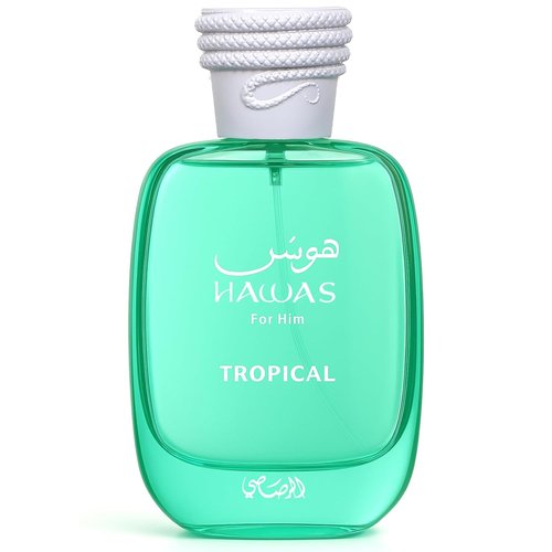 Rasasi Hawas Tropical Eau De Parfum Spray for Men - 3.4 Ounce | Invigorating Fragrance