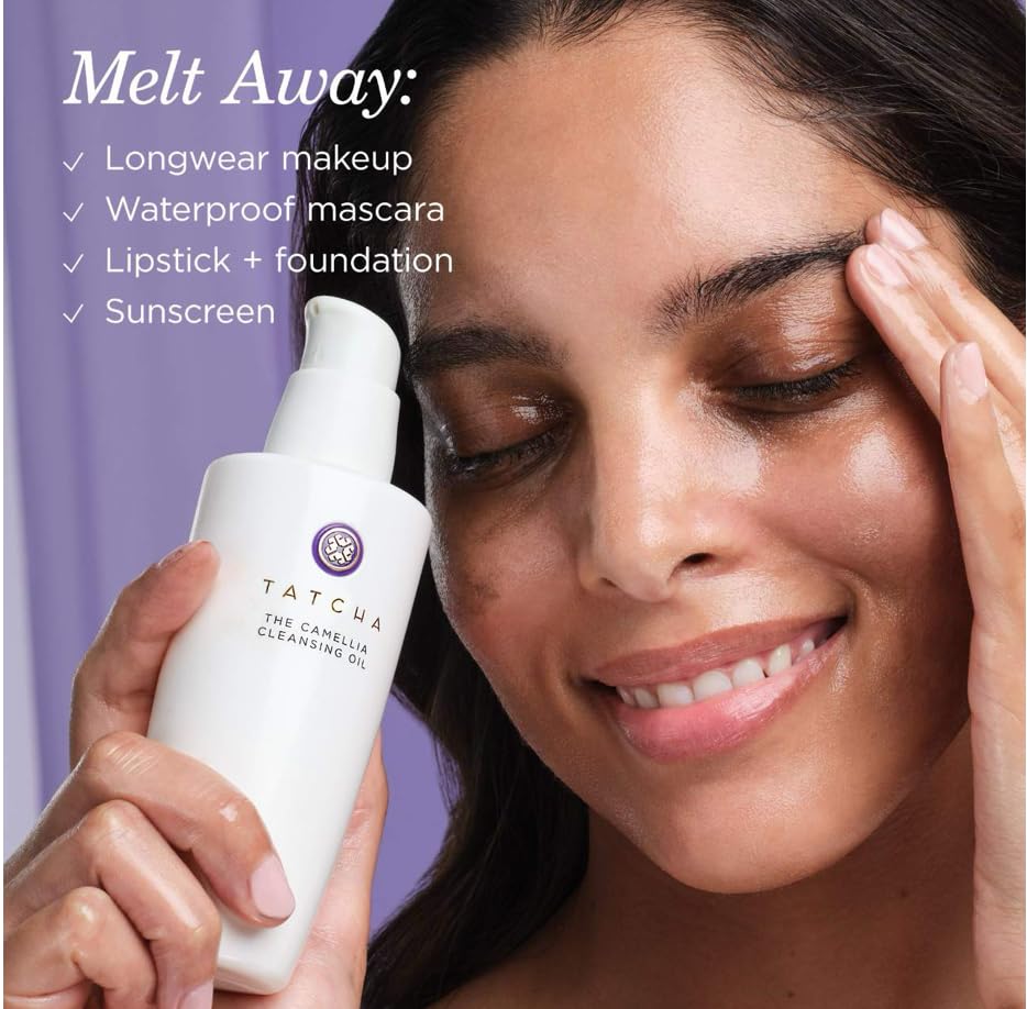 TATCHA Pure One Step Camellia Cleansing Oil - 2-in-1 Makeup Remover & Face Wash | 150 ml / 5.1 oz