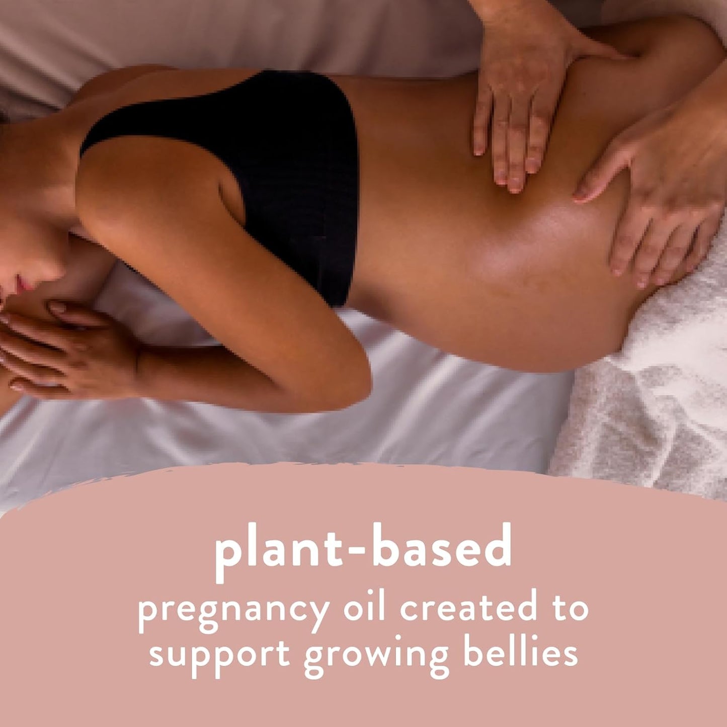 The Honest Company Mama Belly Oil - Hydrating & Soothing Glow | Plant-Based, Fragrance-Free, 4.2 fl oz