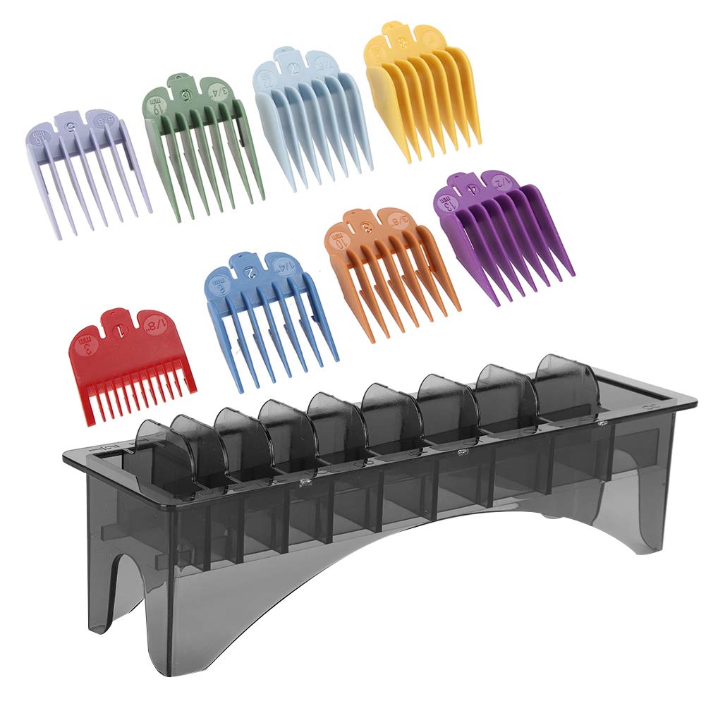 Watris Veiyi Clipper Guard Holder - Professional Barber Comb Case for Universal Hair Clippers