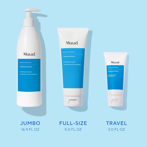 Murad Acne Control Cleanser - Salicylic Acid & Green Tea for Deep Pore Cleansing & Oil Control