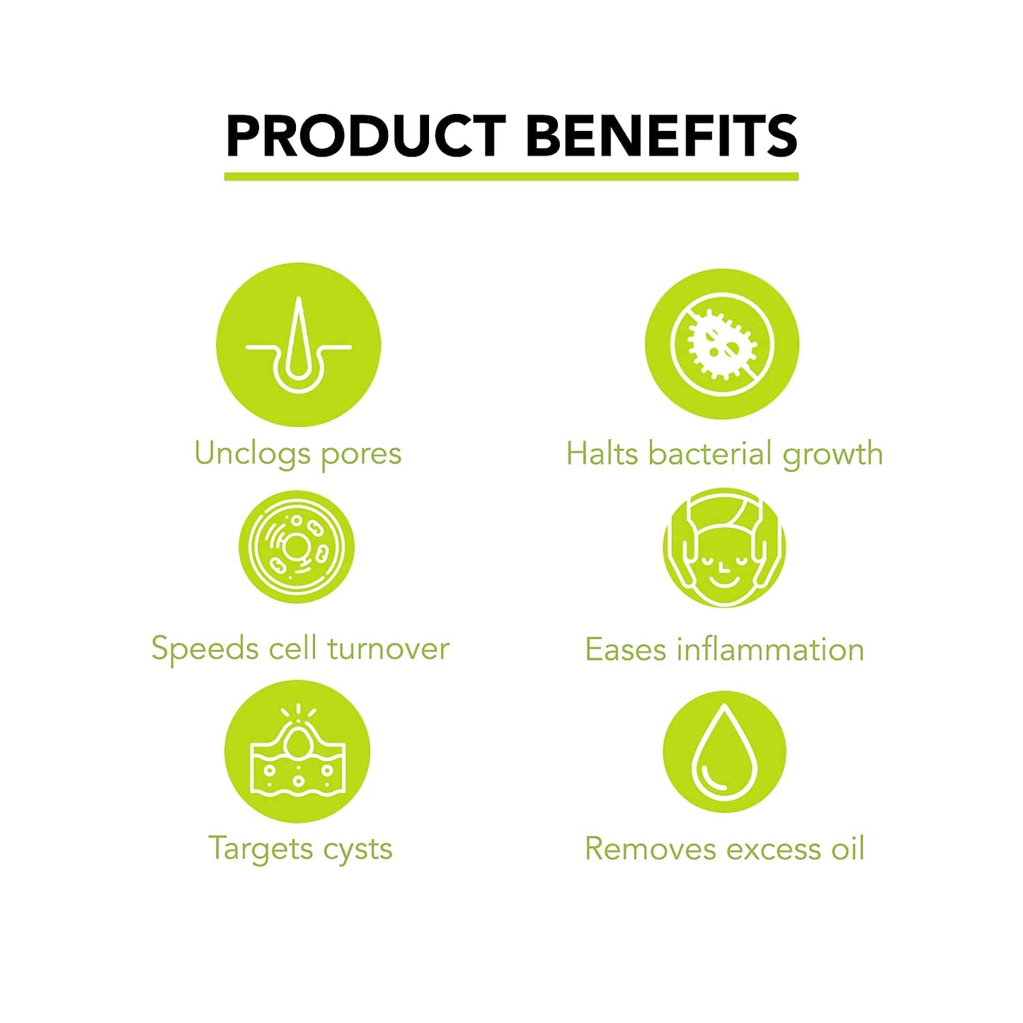 humane Regular-Strength Acne Wash - 5% Benzoyl Peroxide Acne Treatment for Face, Skin, Back and Body - 8 Fl Oz - Dermatologist-Tested Non-Foaming Cleanser - Vegan, Cruelty-Free