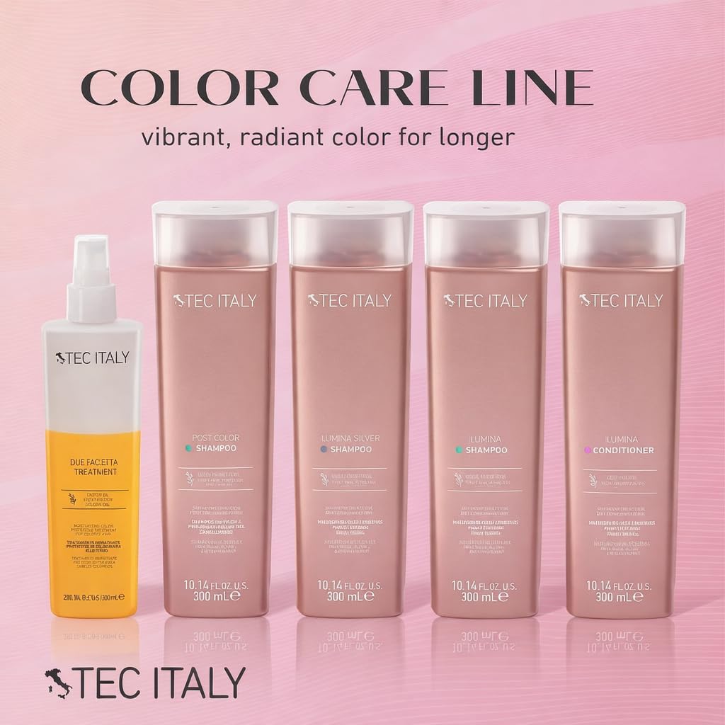 Tec Italy Post Color Hydrating Shampoo - Protects Color & Maintains Shine | 10.14 fl oz (300 ml)