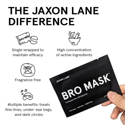 JAXON LANE Under Eye Patches - Hydrogel Anti-Aging Masks for Dark Circles & Puffiness (6 Pack)