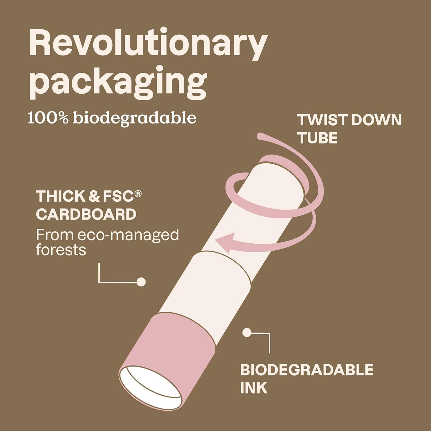 ATTITUDE Oceanly Sheer Lip Gloss Stick - EWG Verified, Vegan & Cruelty-Free, Silky Pink, 0.12 Ounces