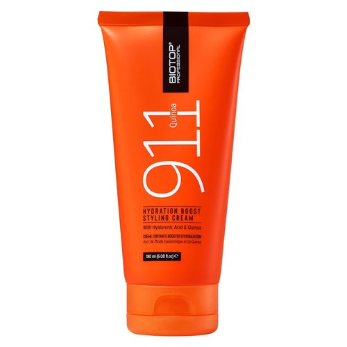 Biotop Professional 911 Quinoa Hydrating Styling Cream - Moisturizing & Smoothing for Frizz Control | 6.08 oz