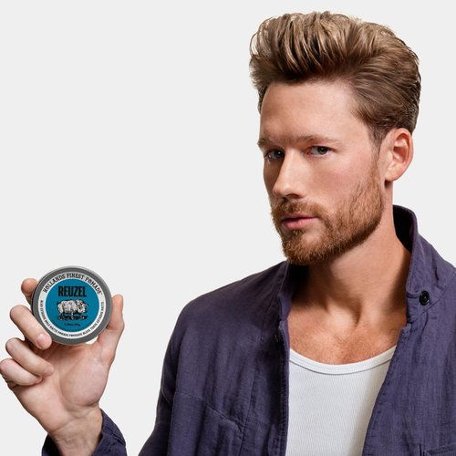 Reuzel Blue Extreme Hold Matte Pomade - Water Soluble Styling for All Hair Types | 3.38 oz