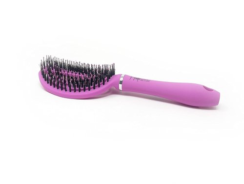Marilyn Brush Halo Paddle Brush - Smoothing Boar/Nylon Bristles for Faster Drying | Ideal for Sensitive Scalps & Wigs