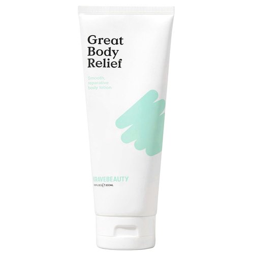 KraveBeauty Body Lotion - 24-Hour Moisture & Skin Barrier Repair for Dry/Sensitive Skin | Lightweight, Fragrance-Free, 200 mL