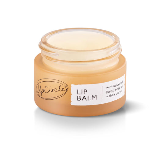 UpCircle Lip Balm - Hydrating & Plumping Formula with Hemp Seed Oil & Shea Butter | 15ml, Natural & Vegan
