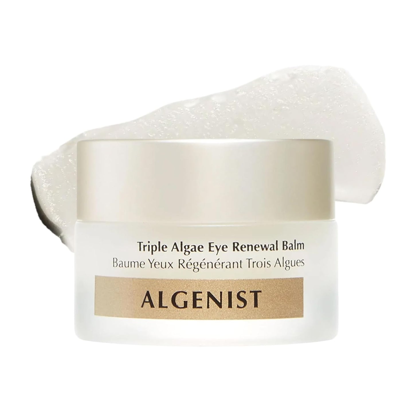 Algenist Triple Algae Eye Renewal Balm - Hydrating Vegan Eye Cream with Caffeine & Peptides | Travel Size (0.5 oz)