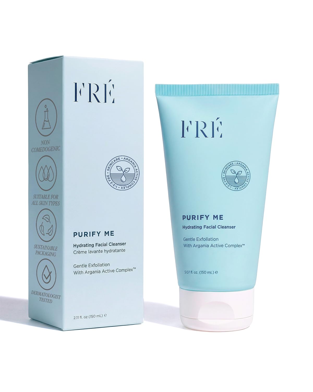 FRÉ Hydrating Facial Cleanser - Creamy Face Wash for Dry Skin & Moisturizing | 5.07 fl. oz.