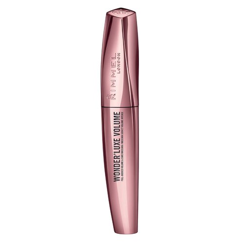 Rimmel Wonder'Luxe Volume Mascara, Long-Wearing, Volumizing, Smudge-Proof, 003, Extreme Black, 0.37 fl oz