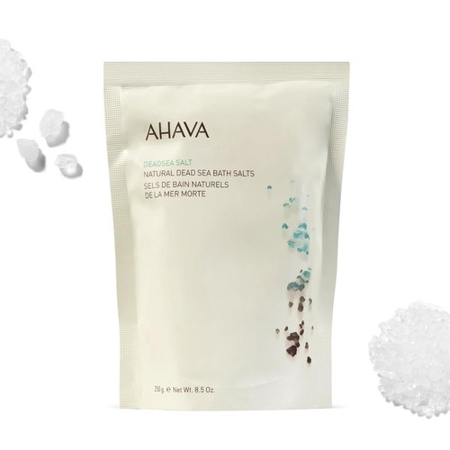 AHAVA Dead Sea Mineral Bath Salt - Intense Relaxation & Moisture Boost, 8.5 Oz | Eases Sore Muscles