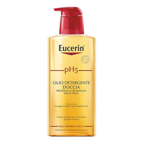 Eucerin Ph5 Shower Oil - Hydrating Formula for Sensitive Skin | Two 400 ml Packs (800 ml Total)