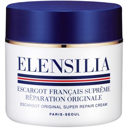 Elensilia Snail Super Repair Facial Cream - 1.76 Oz | 80% Genuine French Sederma Snail Filtrate with Collagen & 8 Hyaluronic Acids for All Skin Types