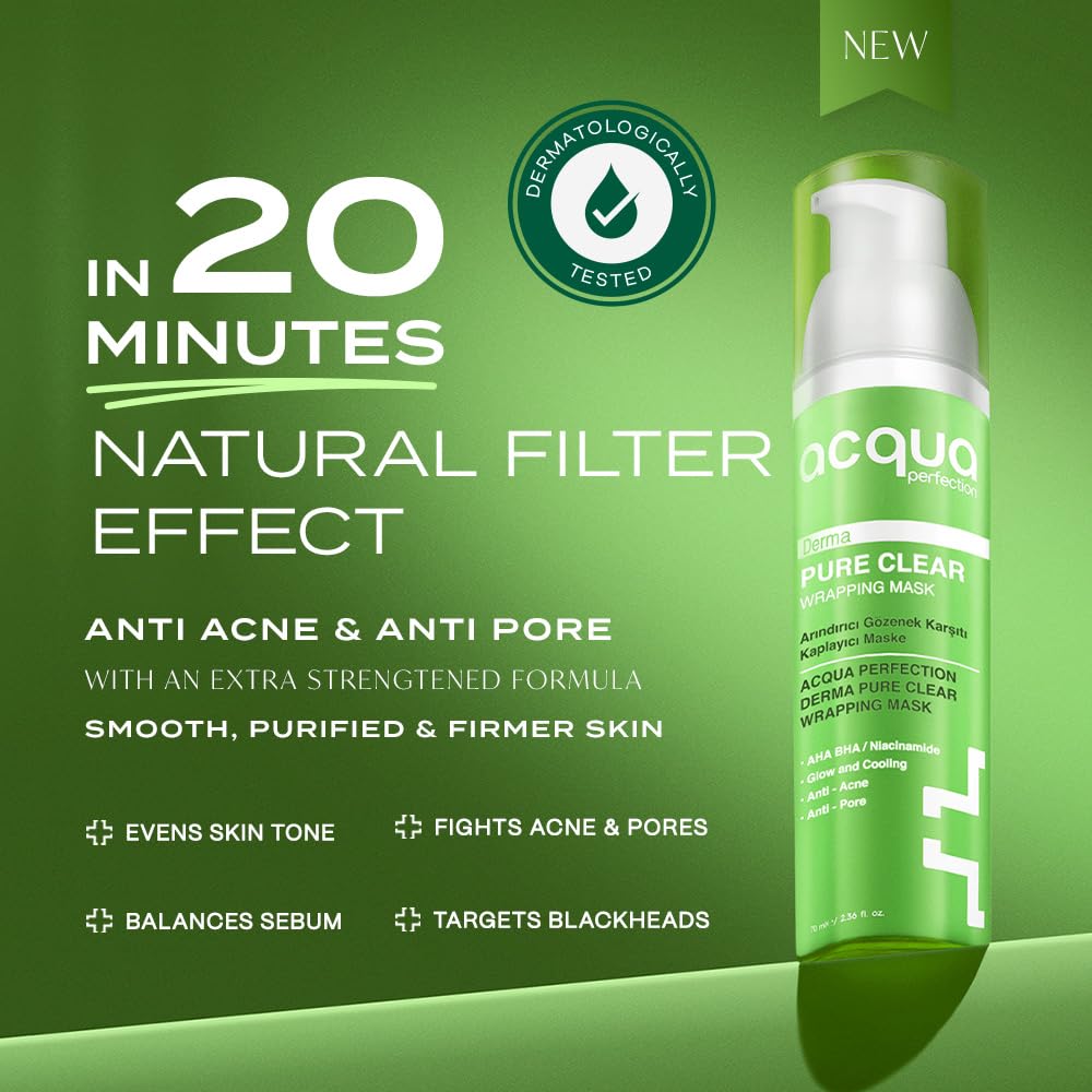 Skiennix Peel-Off Wrapping Cream Mask - AHA, BHA & Niacinamide Formula | 70 ml Made in Türkiye