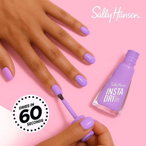 Sally Hansen Insta-Dri Nail Polish - Quick Dry, Long-Lasting Shine | Deep Royal Purple | 66 The Queens Velvet