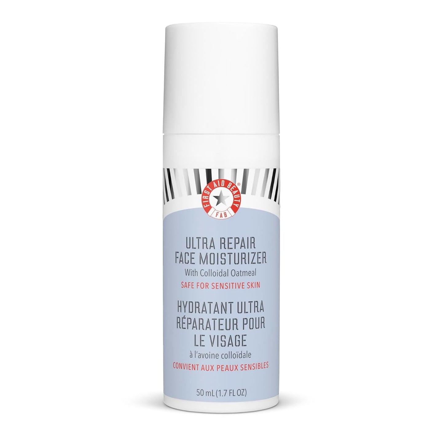First Aid Beauty - Ultra Repair Face Moisturizer | Soothing Colloidal Oatmeal & Ceramides, 1.7 oz