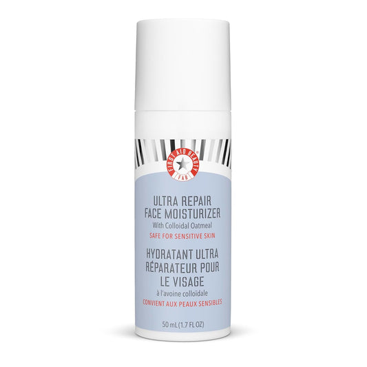 First Aid Beauty - Ultra Repair Face Moisturizer | Soothing Colloidal Oatmeal & Ceramides, 1.7 oz