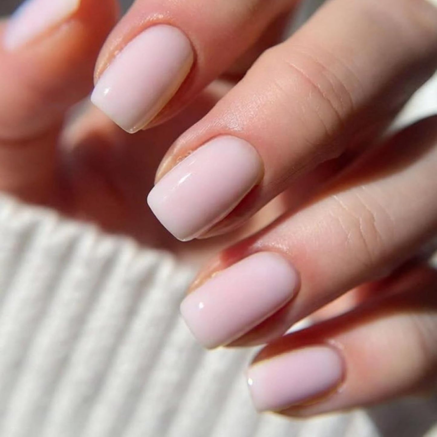 AZUREBEAUTY Rubber Base Builder Gel Polish - 15ml Nude Pink, Self-Leveling Nail Strengthener, Long-Lasting Soak Off UV LED