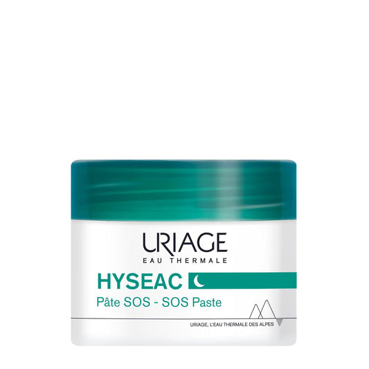 Uriage Hyseac SOS Paste - Tea Tree, Zinc & Green Clay Treatment for Oily Skin | Overnight Imperfection Relief