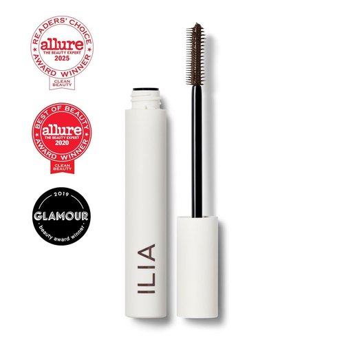 ILIA - Limitless Lash Mascara | Lightweight, Nourishing & Lengthening Formula | Flake & Smudge-Resistant | Non-Toxic & Cruelty-Free (Rich Brown)