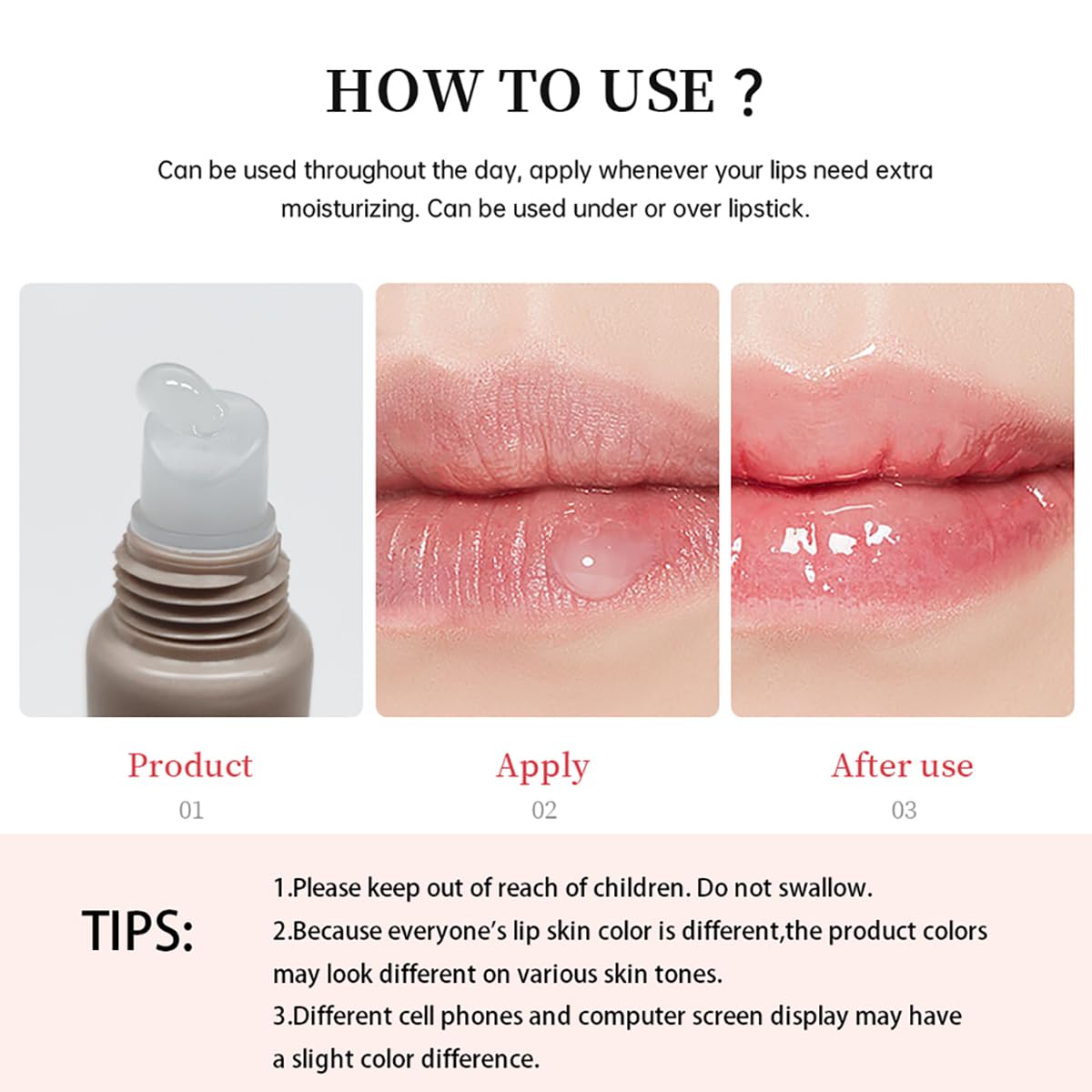 Skiennix Butter Lip Balm - Nourishing Lip Tint & Gloss | Hydrating Natural Ingredients, 4 Flavors (0.5oz)