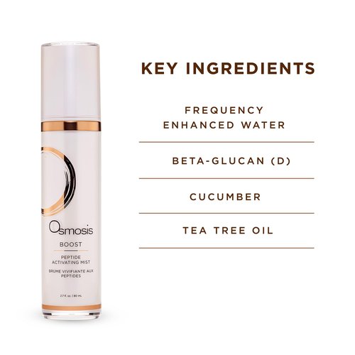 OSMOSIS Boost Peptide Activating Facial Mist for Hydration and Sensitive Skin 2.7 Fl Oz
