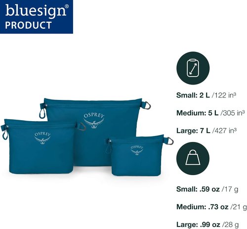 Osprey Ultralight Zipper Pouch - Compact Travel Organizer for Easy Packing | Lightweight Design