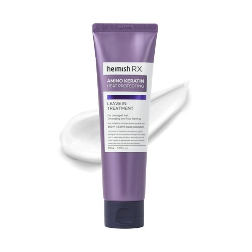 HEIMISH RX Amino Keratin Leave-In Treatment - Heat Protectant Cream for Damaged Hair, 150ml
