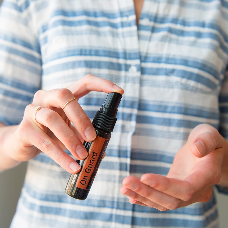 doTERRA On Guard Sanitizing Mist - 27mL | Effective Protection Against Germs (2 Pack)