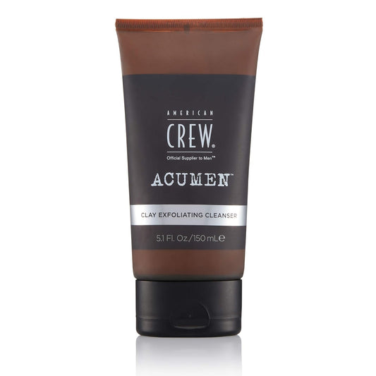 American Crew Exfoliating Face Cleanser - Daily Clay Formula for Smooth Skin | 5.1 Fl Oz
