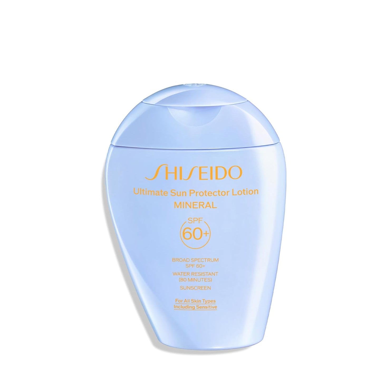 Shiseido Ultimate Sun Protector Lotion SPF 60+ | Sheer Mineral Sunscreen for Face & Body - Fragrance-Free, All Skin Types