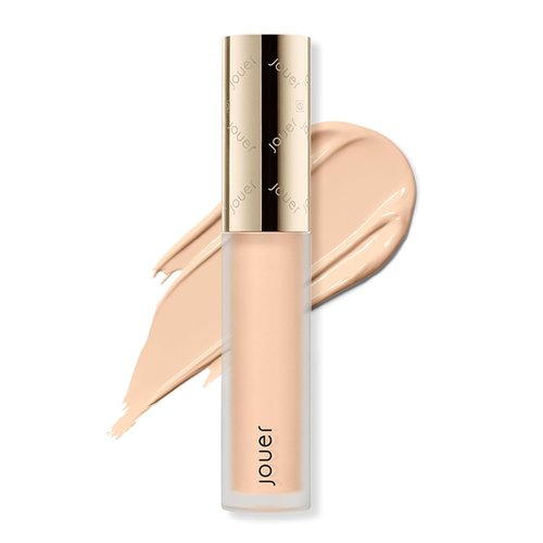 Jouer Essential High Coverage Liquid Concealer - Brightening & Color Corrector for Dark Circles | Soft Matte Finish, Wheat
