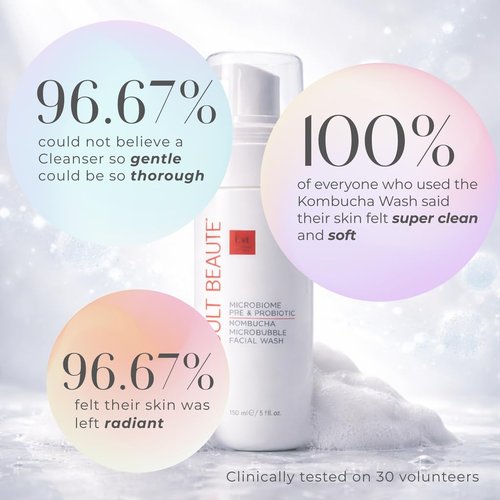 Consult Beaute Microbiome Foaming Facial Cleanser - Purifying Aloe Formula, Gentle & Non-Stripping, 5.1 oz