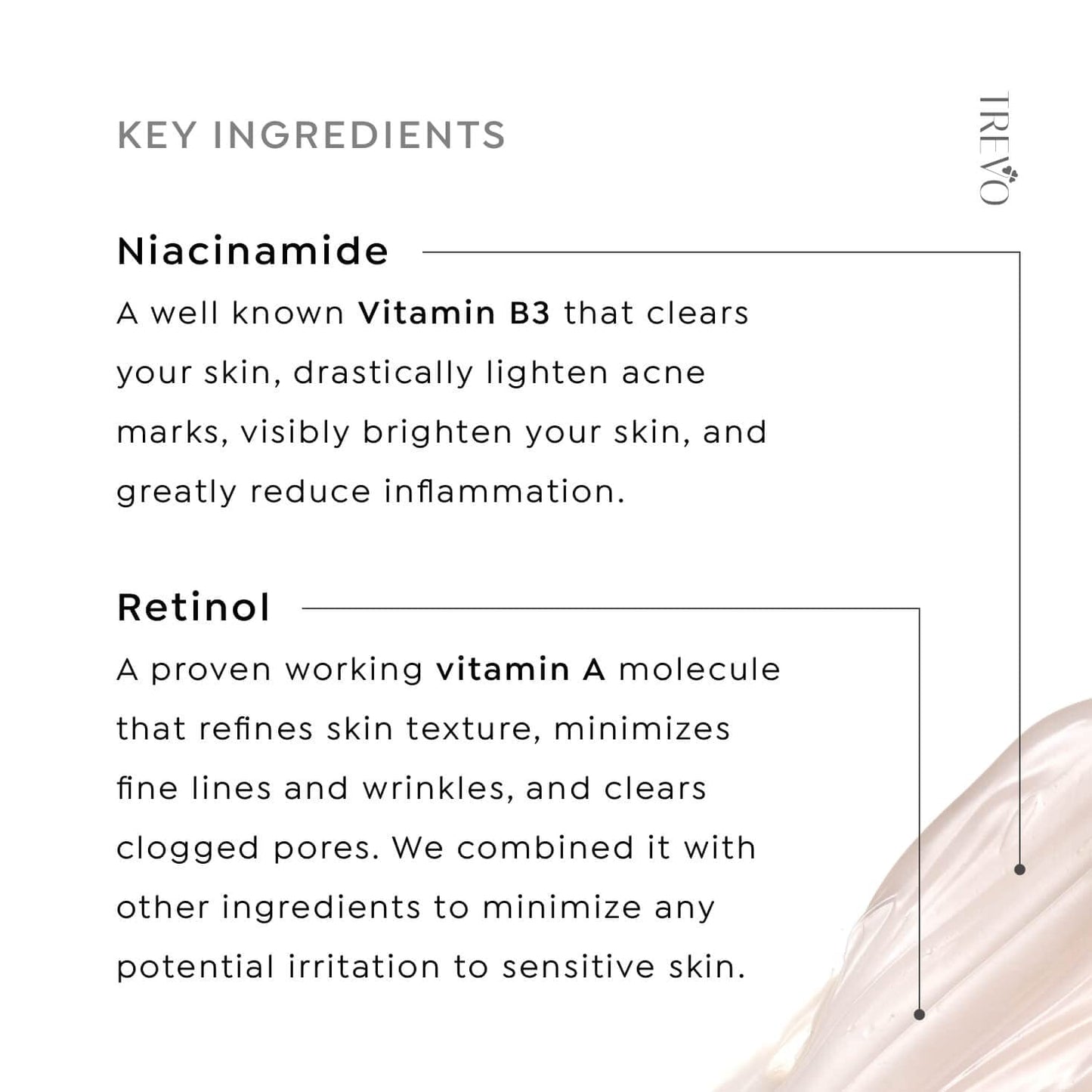 Trevo Peptide Hydrating Night Cream - Advanced Anti-Aging Moisturizer with Peptides & Retinol - 50g/1.8oz