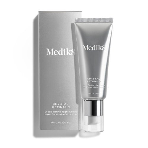 Medik8 Crystal Retinal 3 - Advanced Firming Night Serum with Hyaluronic Acid & Vitamin E - 1 oz