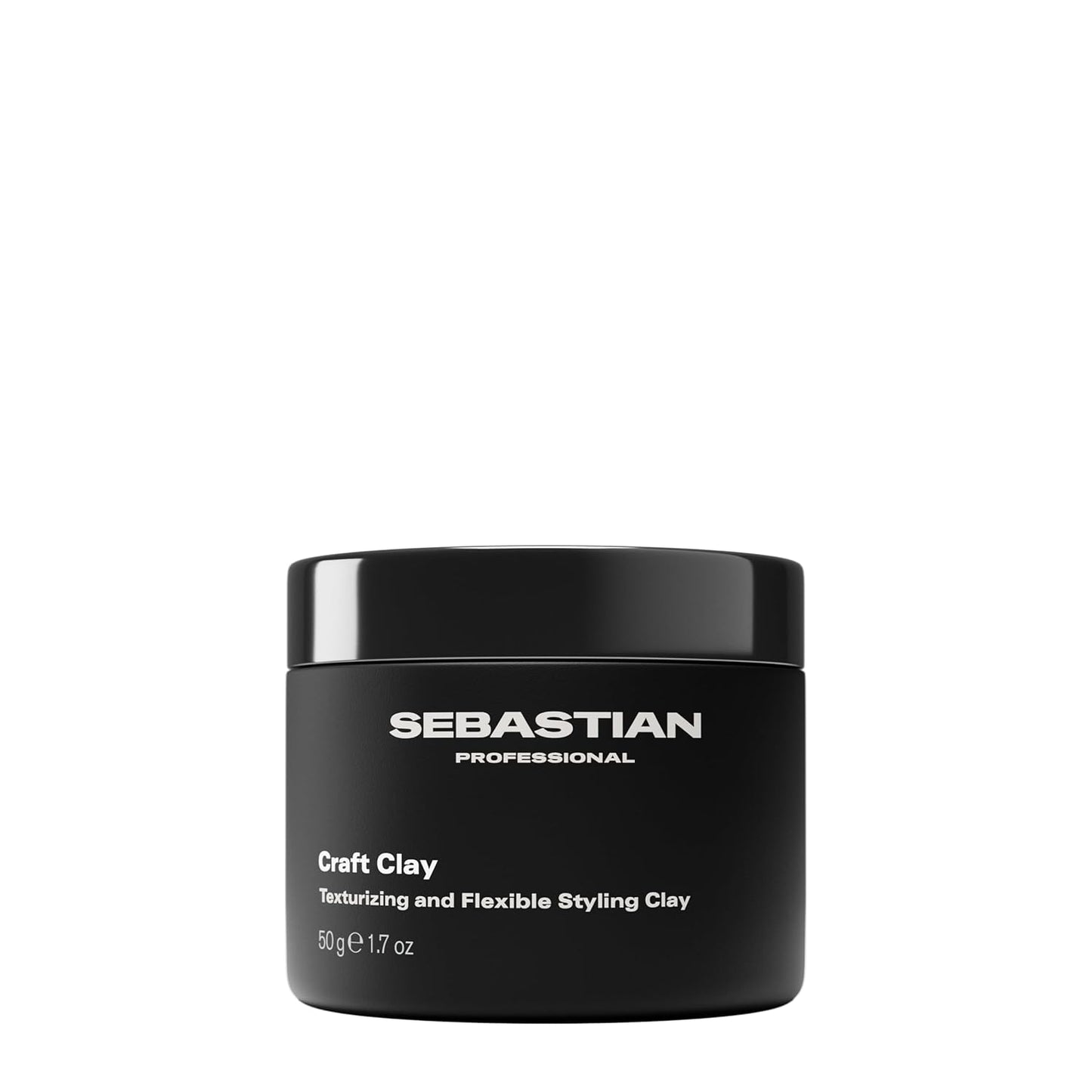 Sebastian Professional Styling Craft Clay - Remoldable Texturizing Hair Clay for Natural Hold | 1.7 oz