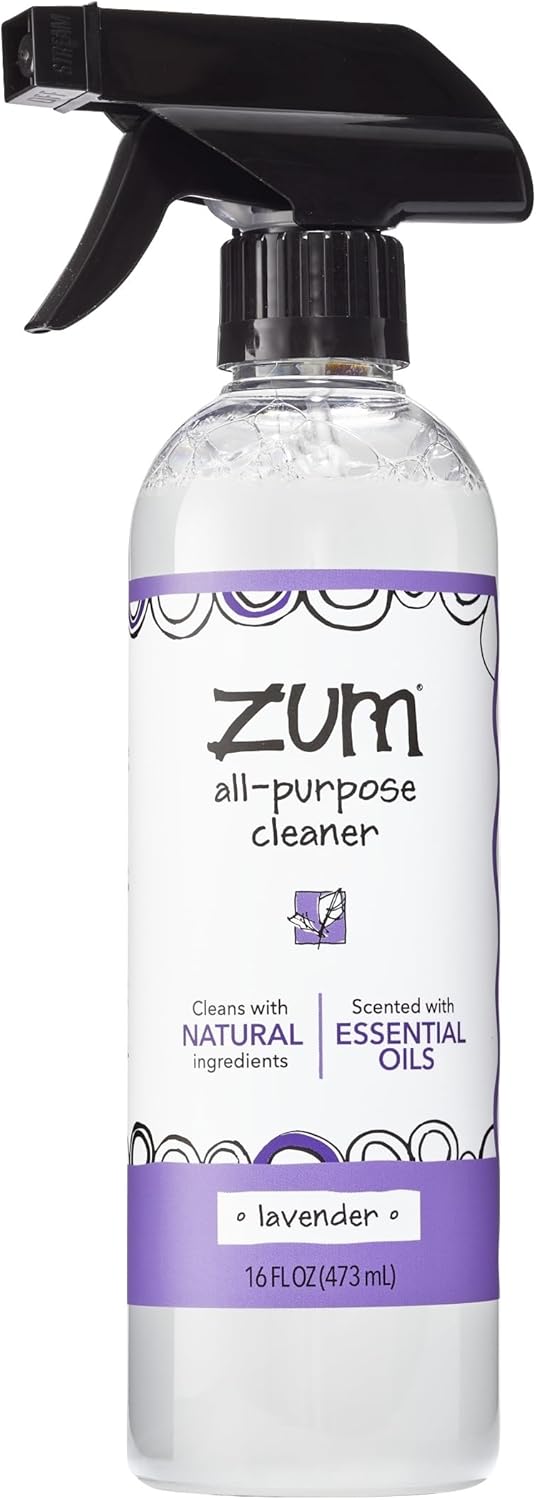 Zum by Indigo Wild All-Purpose Cleaner - Natural Lavender Cleaner with Essential Oils & Baking Soda - 16 fl oz