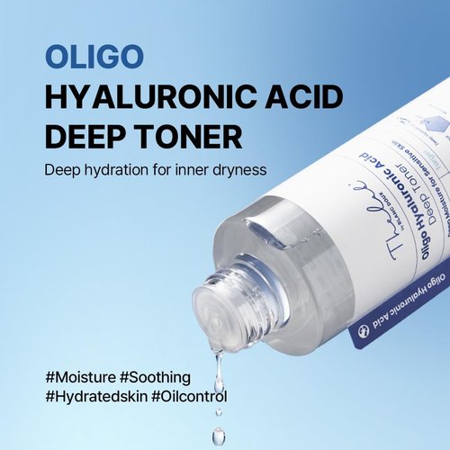 **THE LAB by BLANC DOUX Oligo Hyaluronic Acid Hydrating Toner - pH Balanced, Alcohol-Free, 200ml**