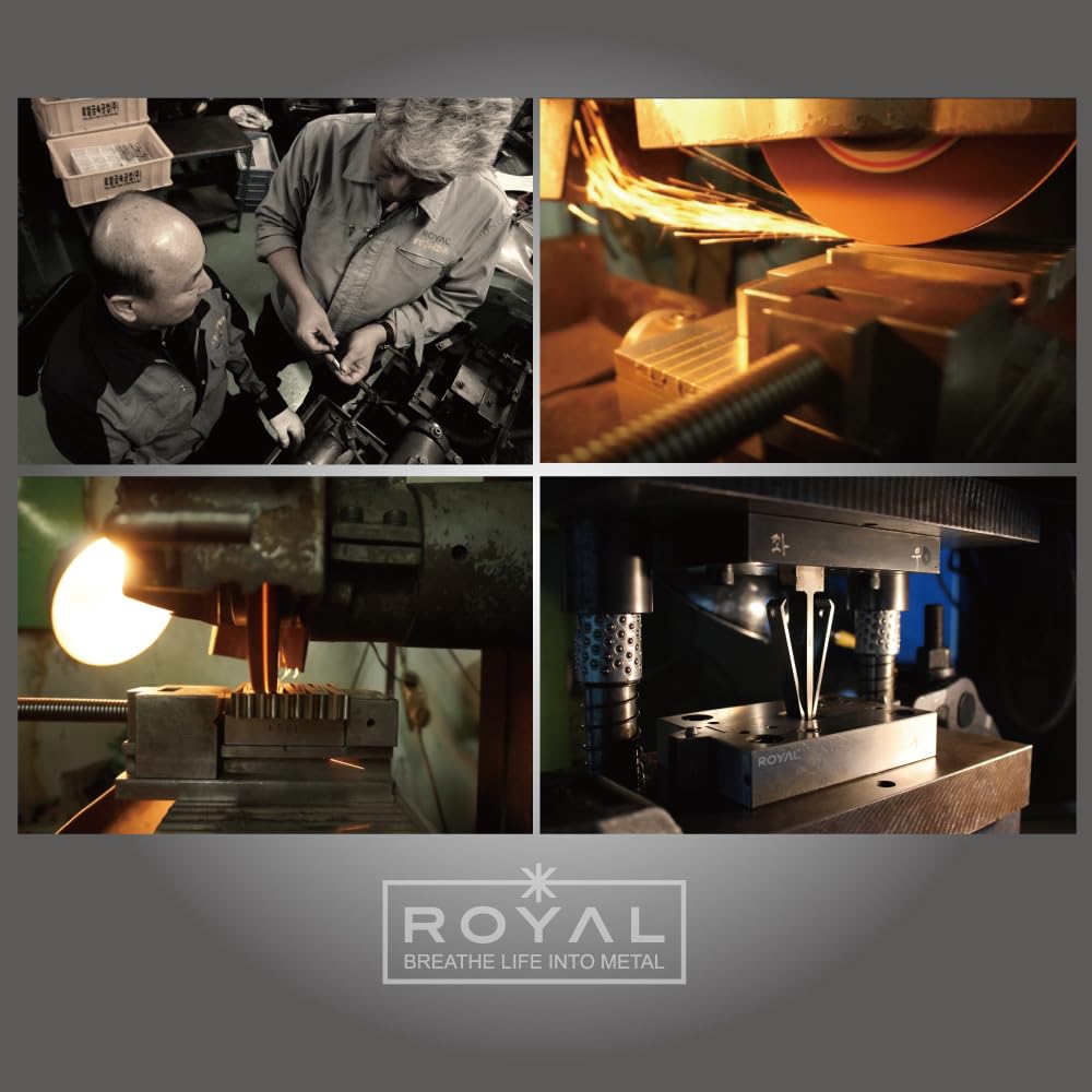 ROYAL [Made in Korea] Nose Hair Trimmer for Men Birdie, Manual, Battery-Free, Waterproof, Painless with Twelve Dual-Edged Blades, Patented Mechanism ET-4