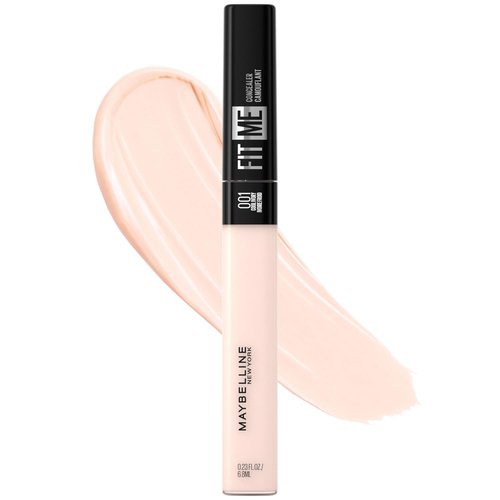 Maybelline Fit Me Liquid Concealer - Lightweight Natural Coverage, Oil-Free, Cool Ivory