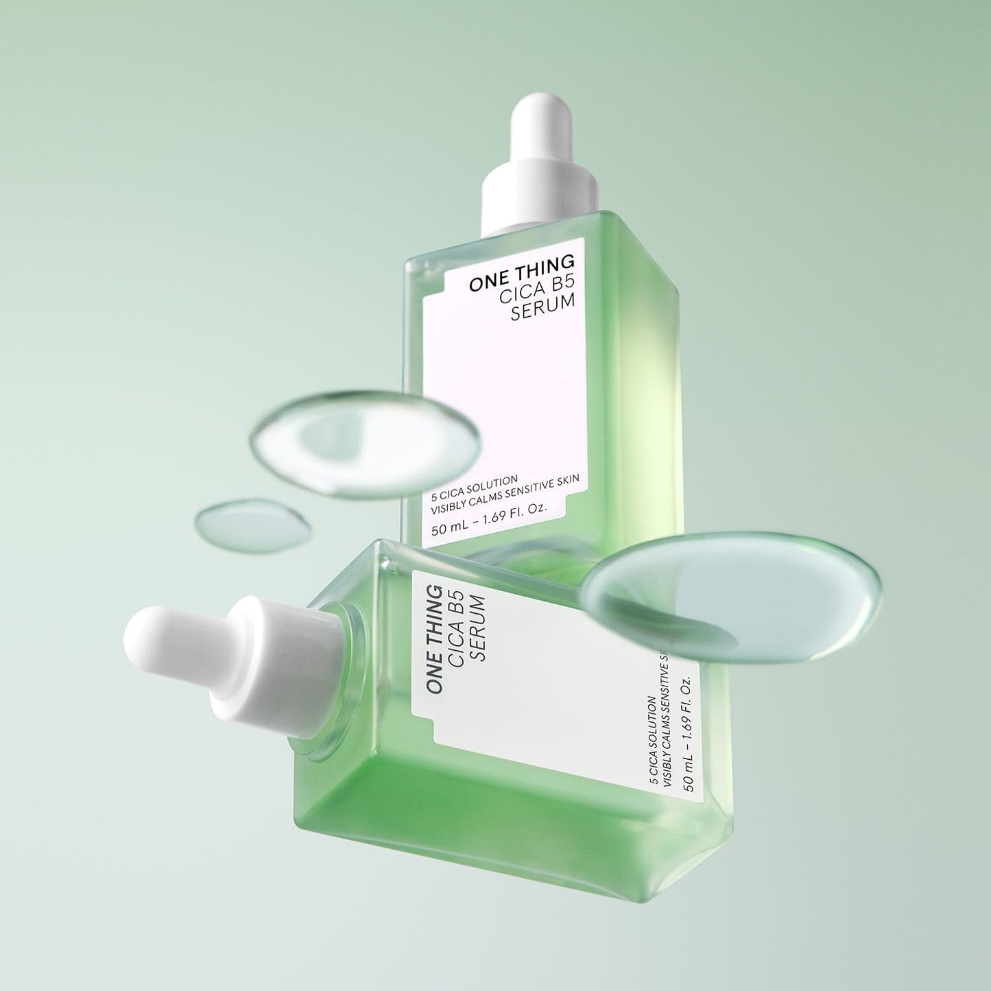 ONE THING Cica B5 calming Serum (1.69 fl.oz / 50ml), Korean Skincare, Panthenol Soothing, Hydration Boost for Sensitive Skin