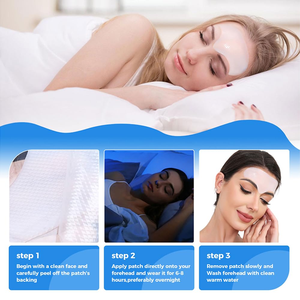 Okela Forehead Wrinkle Patches Overnight 20 pcs with Collagen, Vitamin, Anti Wrinkle Patches, Forehead Wrinkles Beauty Treatment