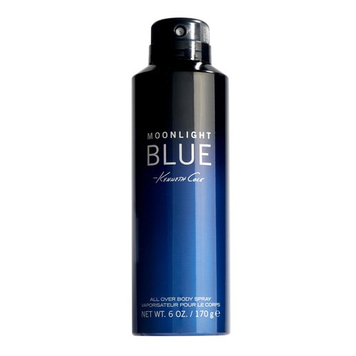 Kenneth Cole Moonlight Blue for Him Body Spray for Men, Notes of Bergamot, Nutmeg and Patchouli, Long-Lasting Scent, 6 Fl Oz