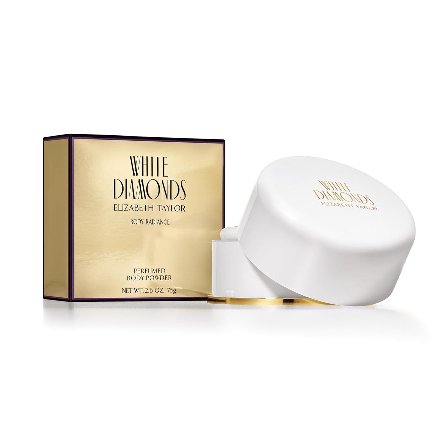 White Diamonds by Elizabeth Taylor | Luxurious 2.6 oz Perfumed Body Powder for Women