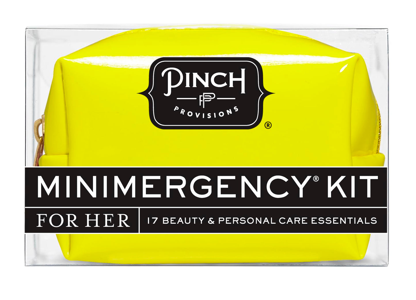 Pinch Provisions Good Luck Minimergency Kit, Includes 17 Travel-Sized Cosmetic Essentials, Convenient for Purses, Emergency Beauty Accessories, Gifts for Holiday’s & Birthday’s, Hamsa
