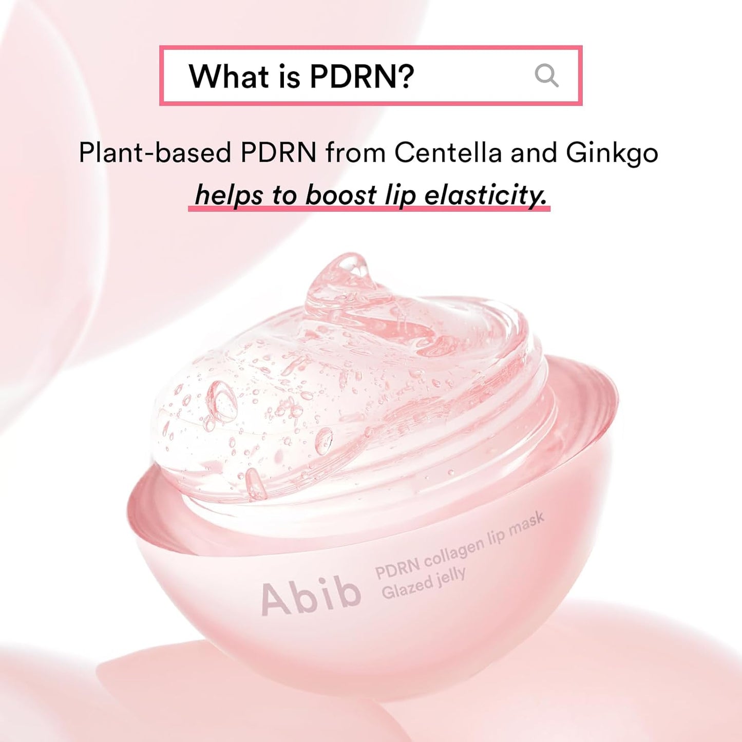 Abib PDRN Collagen Lip Mask - Hydrating Overnight Jelly Balm for Dry, Flaky Lips | 0.38 fl oz